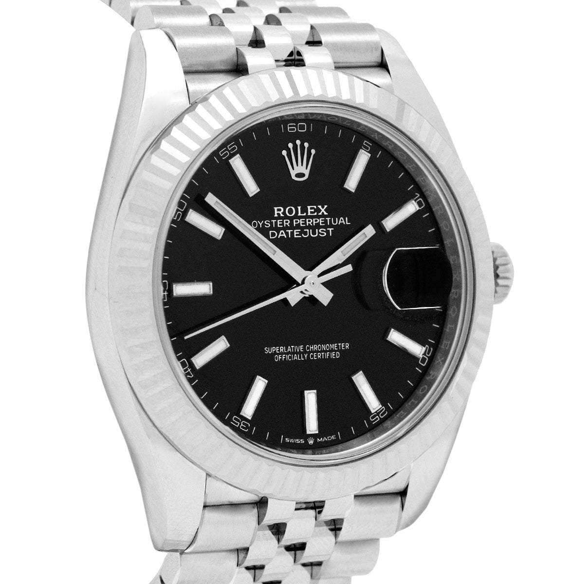 Datejust 41 126334 Black Index Jubilee
