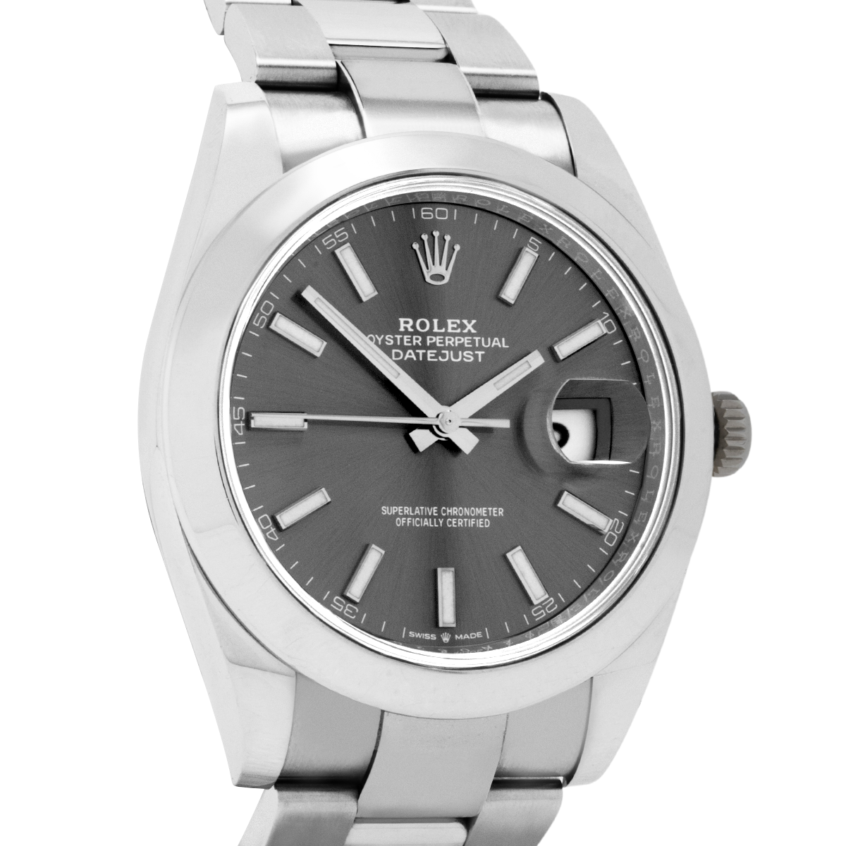 Datejust 41 126300 Grey Index Oyster