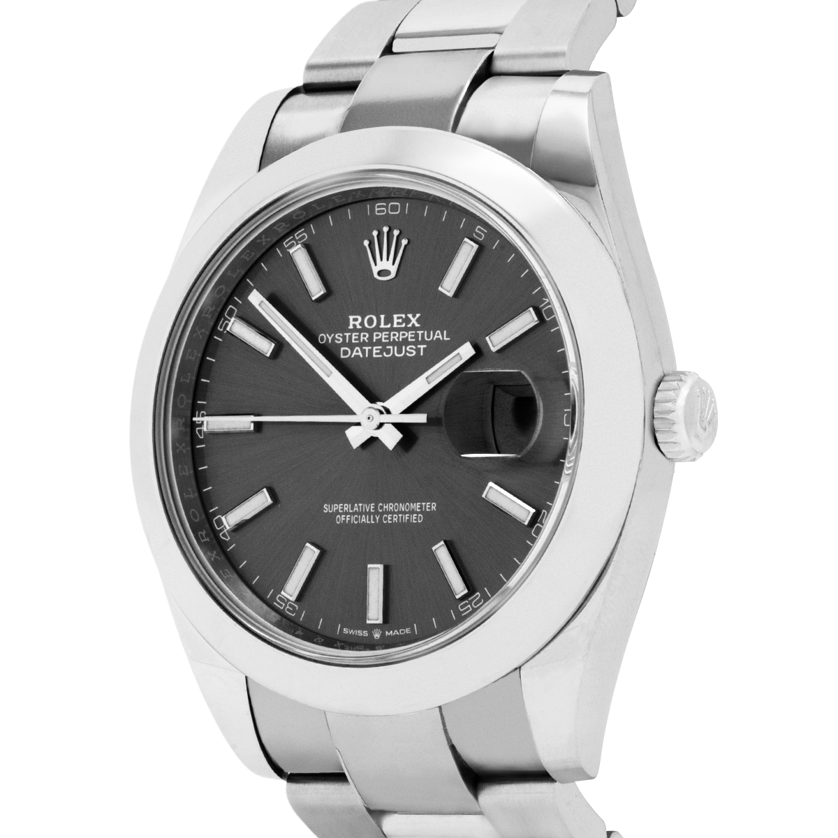 Datejust 41 126300 Grey Index Oyster