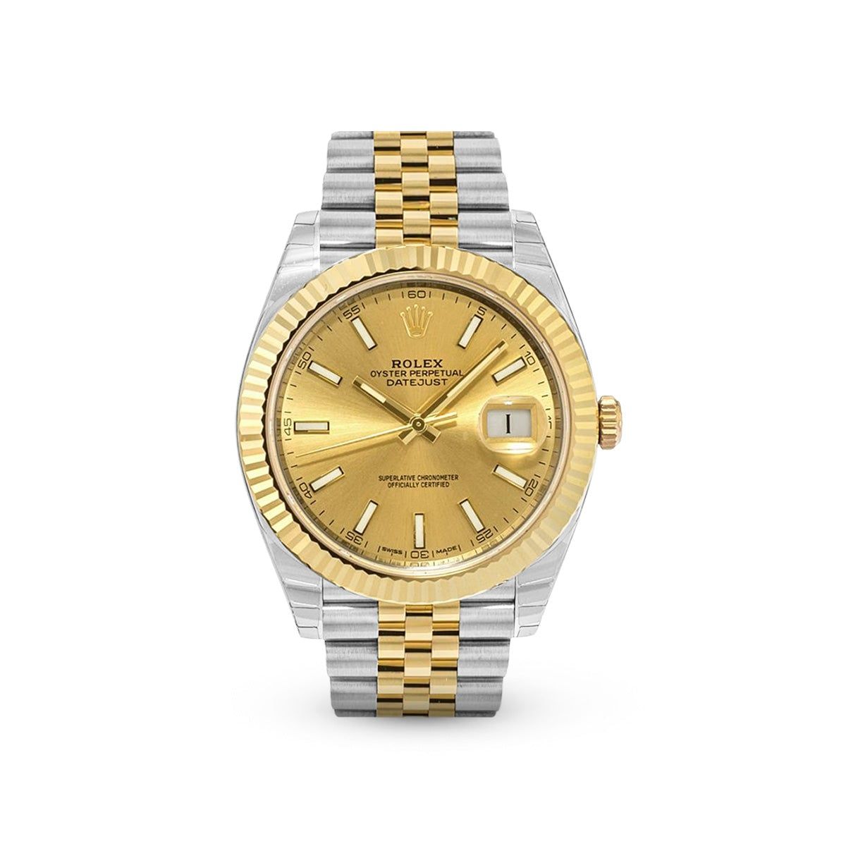 Datejust 41 126333 Champagne Index Jubilee-Rolex