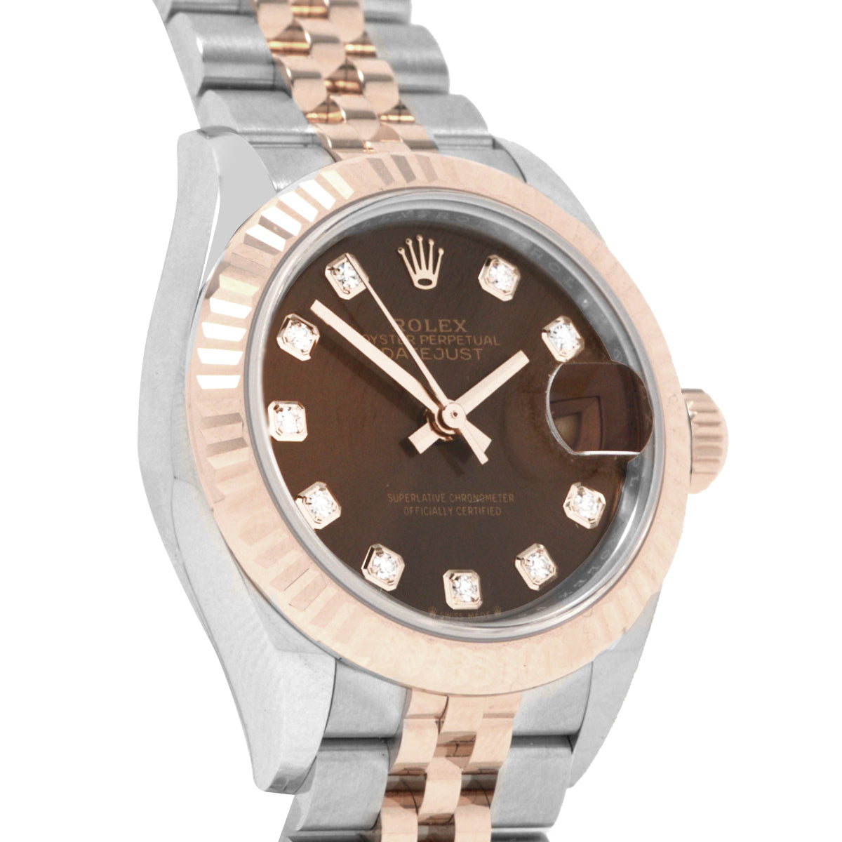 Lady Datejust 28 279171G Choco Jubilee