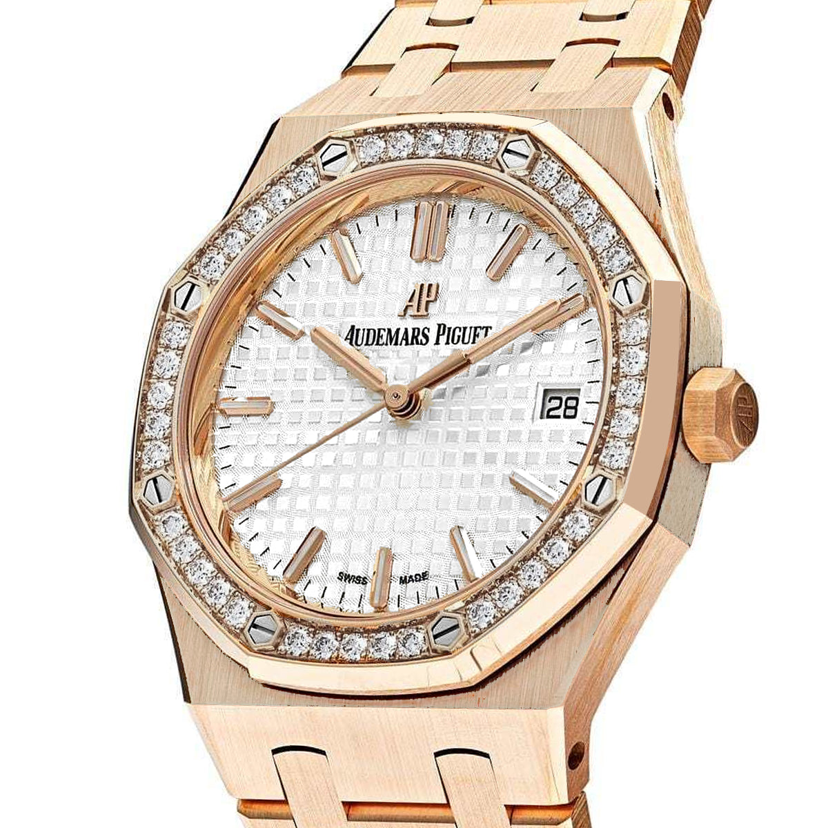 Royal Oak 34 "Grande Tapisserie" 77451OR.ZZ.1361OR.03 Silver