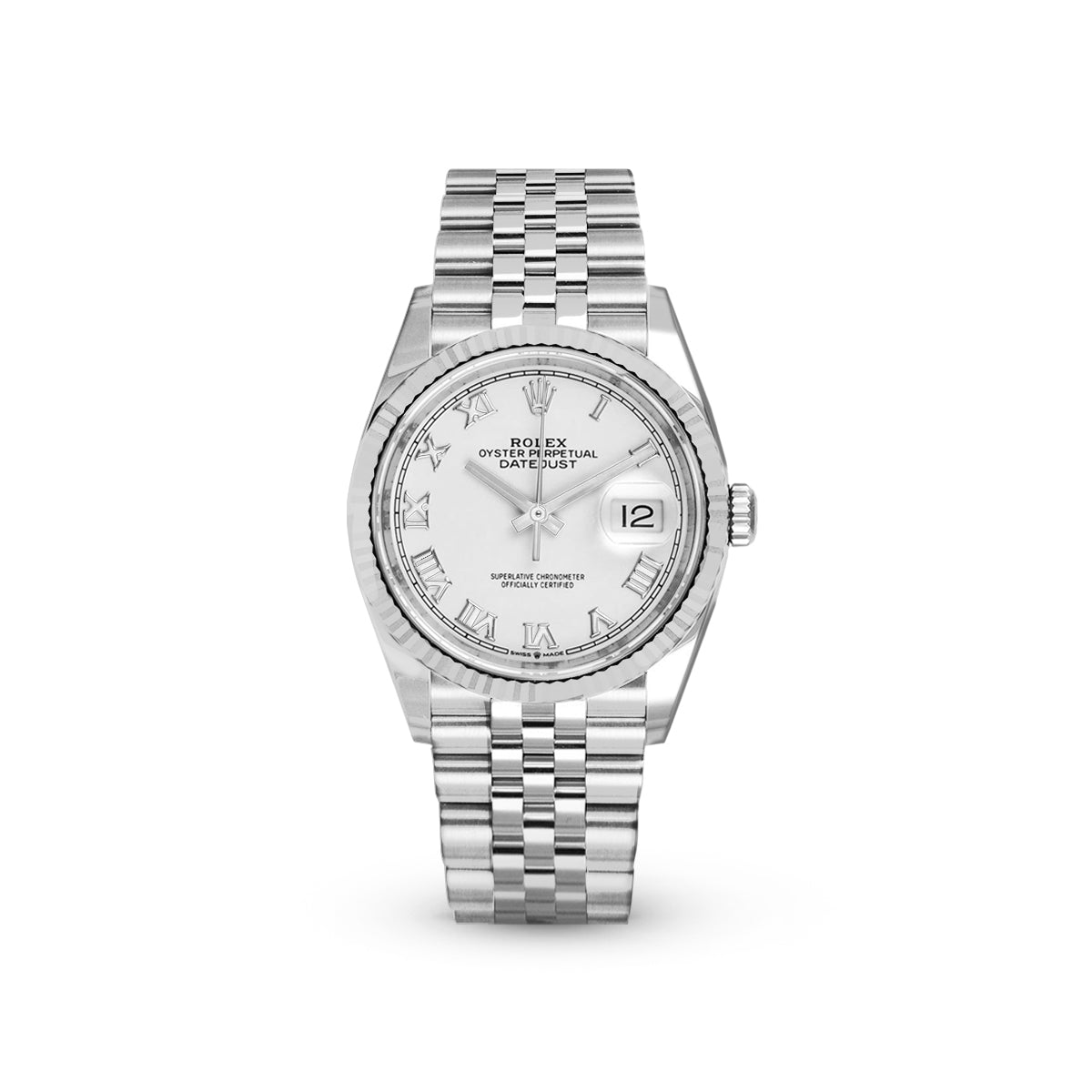 Datejust 36 126234 White Roman Jubilee-Rolex
