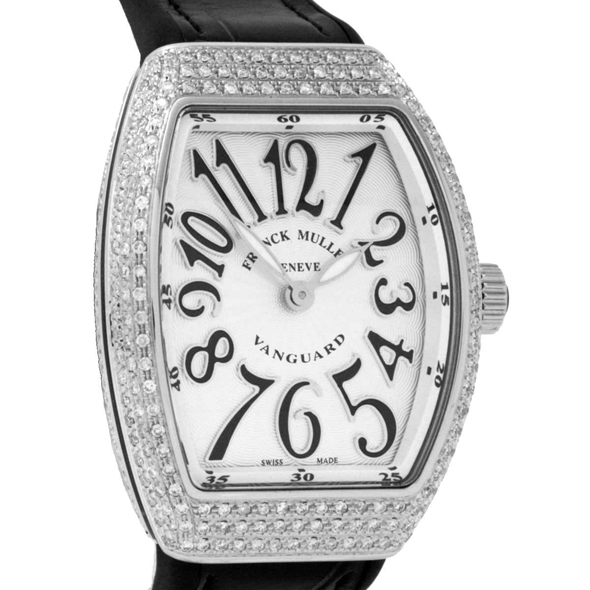 Vanguard V 32 QZ AC.NR (BLC.NR AC) (White Dial, Black Numbers, Medium Aftersetting)