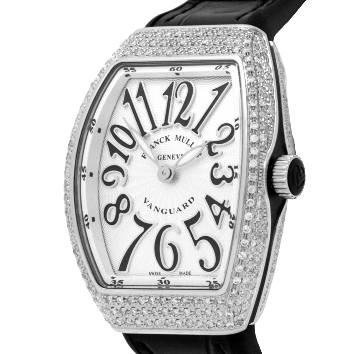 Vanguard V 32 QZ AC.NR (BLC.NR AC) (White Dial, Black Numbers, Medium Aftersetting)