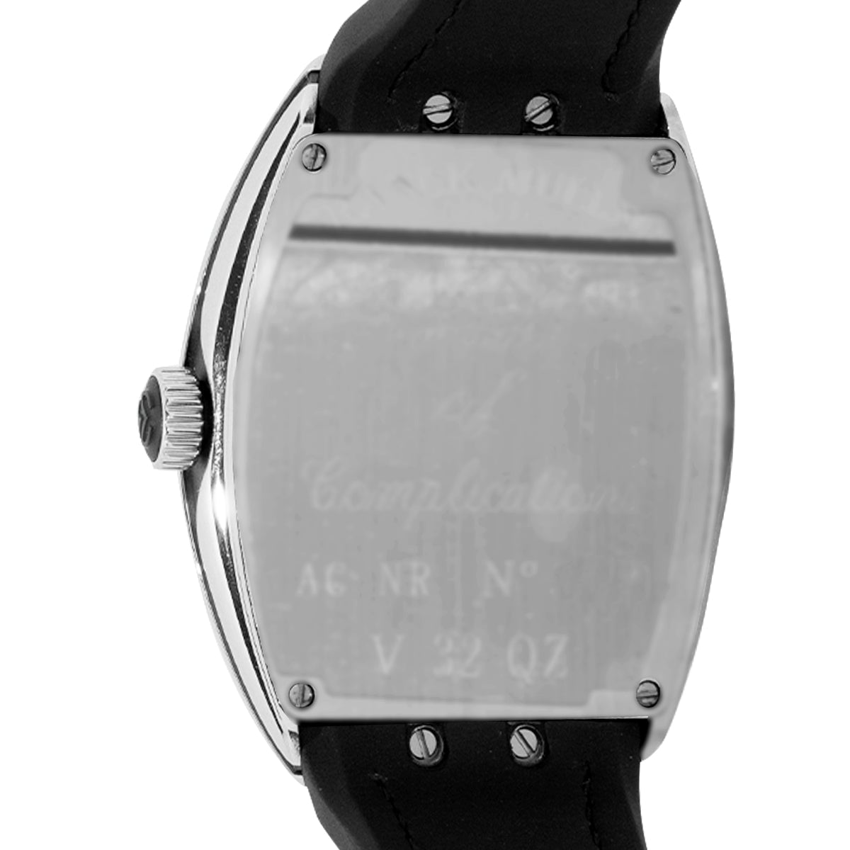 Vanguard V 32 QZ AC.NR (BLC.NR AC) (White Dial, Black Numbers)