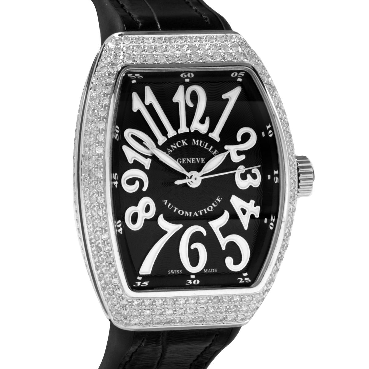 Vanguard V 32 SC AT FO AC.NR (NR.BLC AC) (Black Dial, White Numbers, Medium Aftersetting)