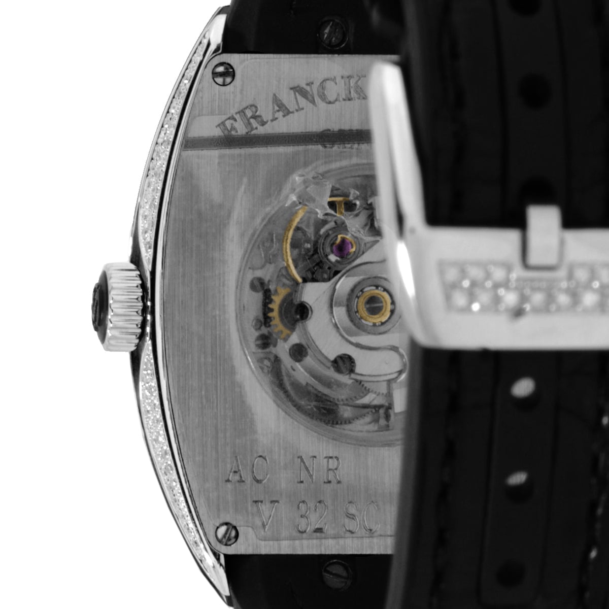 Vanguard V 32 SC AT FO AC.NR (NR.BLC AC) (Black Dial, White Numbers, Medium Aftersetting)