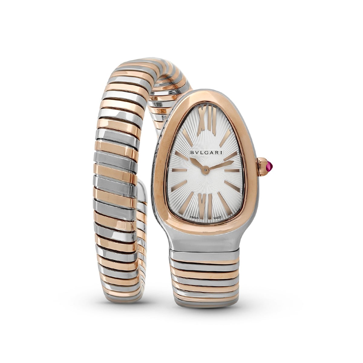 Serpenti Tubogas Watch 103708 White-Bulgari