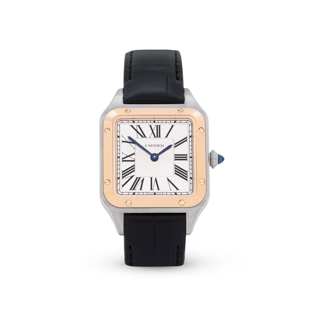 Santos-Dumont Small W2SA0038 Silver-Cartier