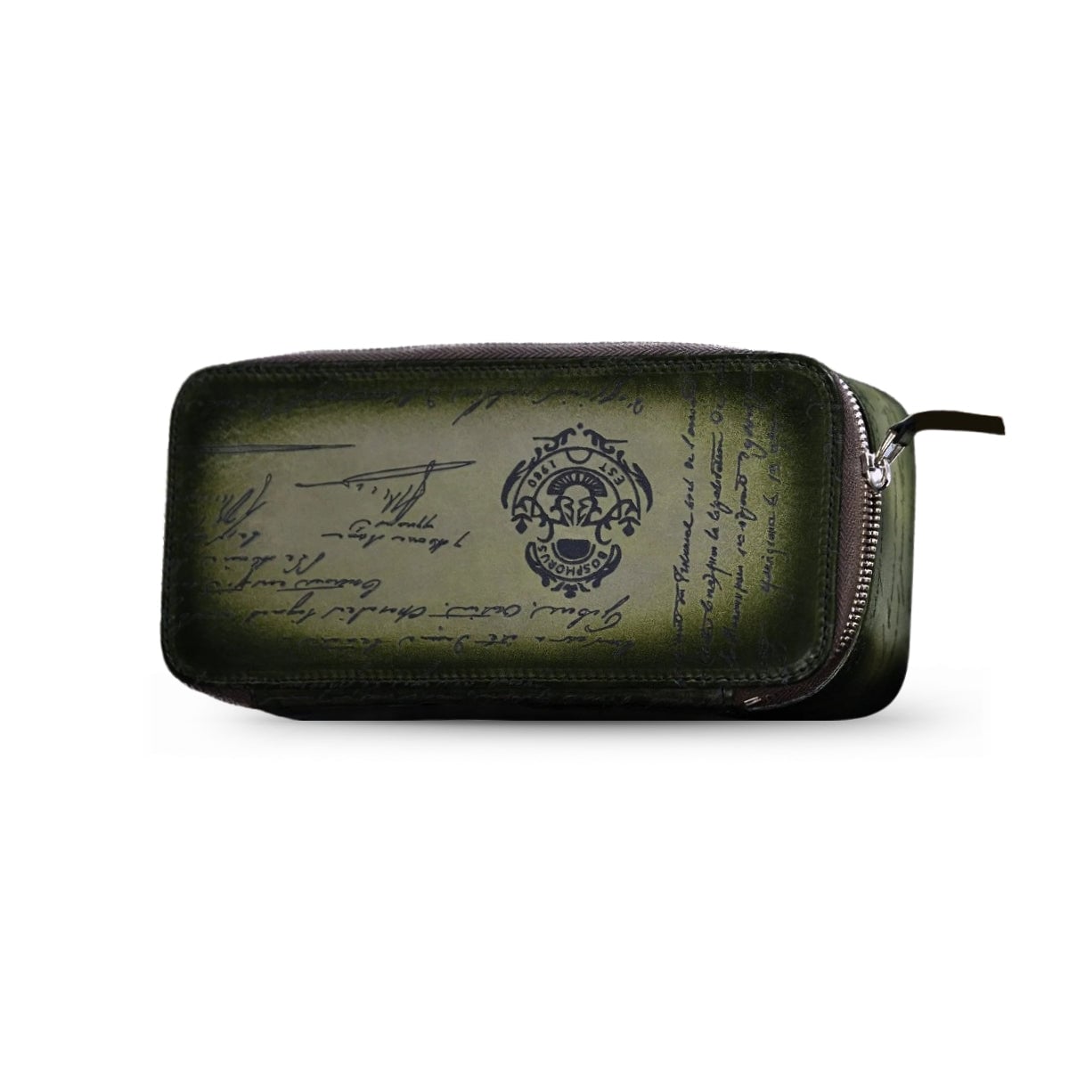 Ephesus - Parchment Patina Olive Green - Size 3-Bosphorus
