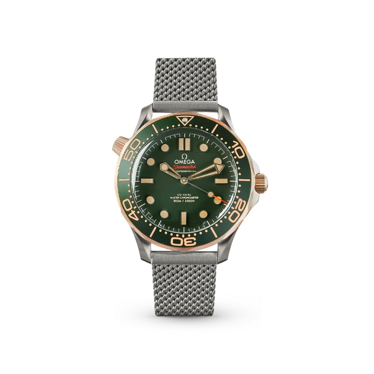 Seamaster Diver 300M 21090422010001 Green Dial, Bracelet