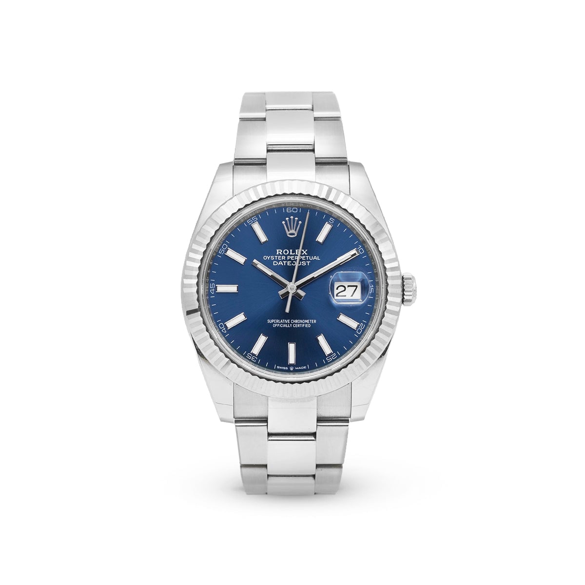 Datejust 41 126334 Blue Index Oyster