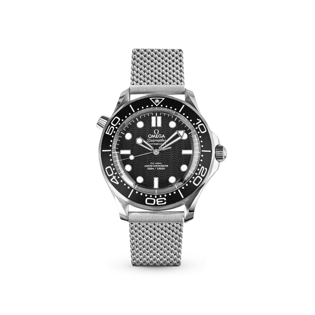 Seamaster Diver 300M 21030422001010 Black Dial, Bracelet-Omega