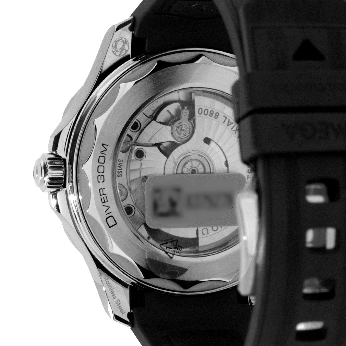 Seamaster Diver 300M 21032422004001 White Dial, Rubber Strap