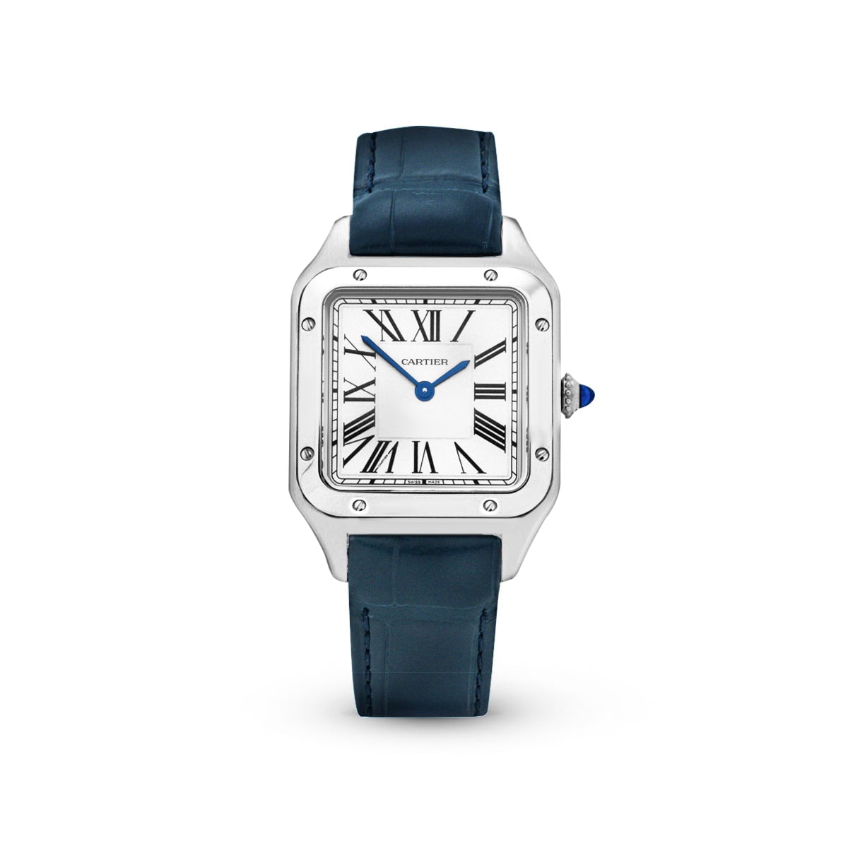 Santos-Dumont Small WSSA0086 Silver-Cartier