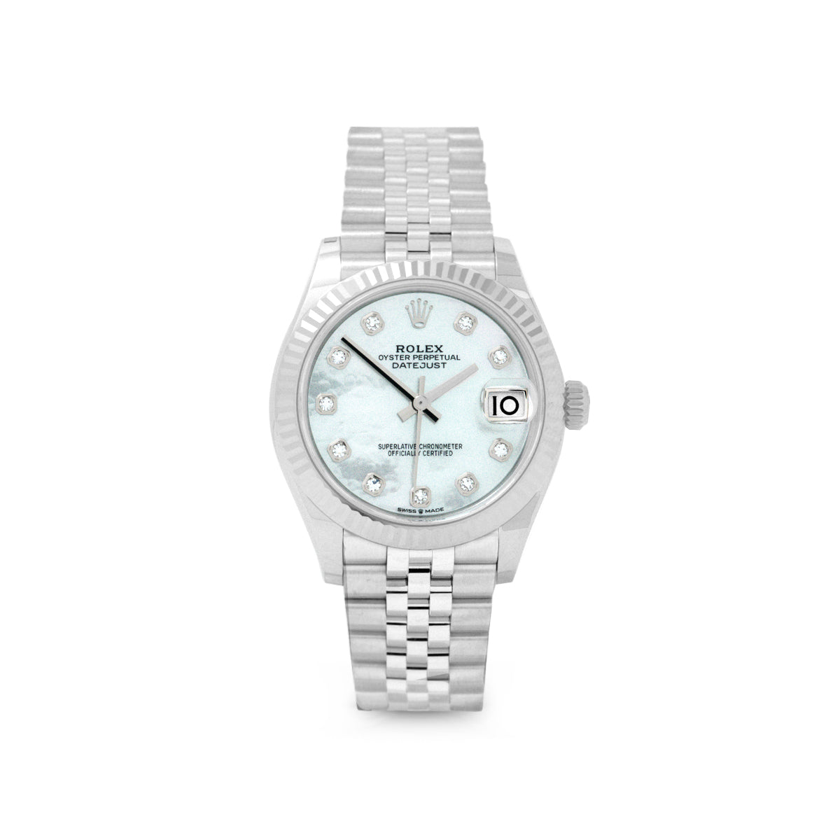 Datejust 31 278274NG White MOP Jubilee-Rolex
