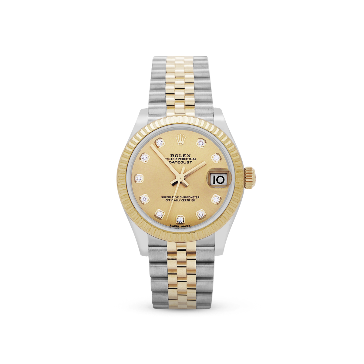 Datejust 31 178273G Champagne Jubilee-Rolex