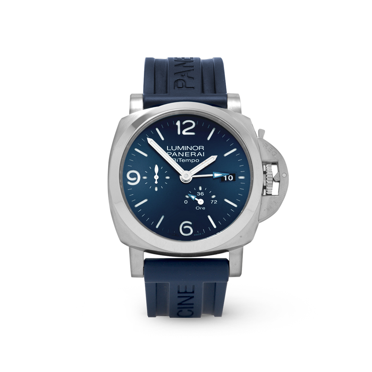 Jam Tangan Panerai Luminor BiTempo 44 PAM01361 Blue Original di