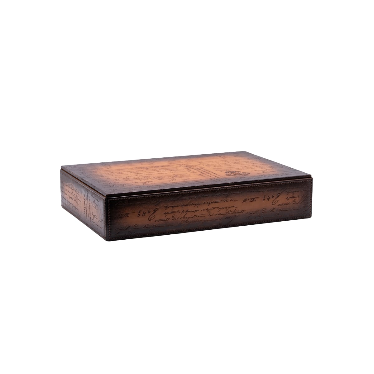 Watch Tray - Parchment Patina Light Tan