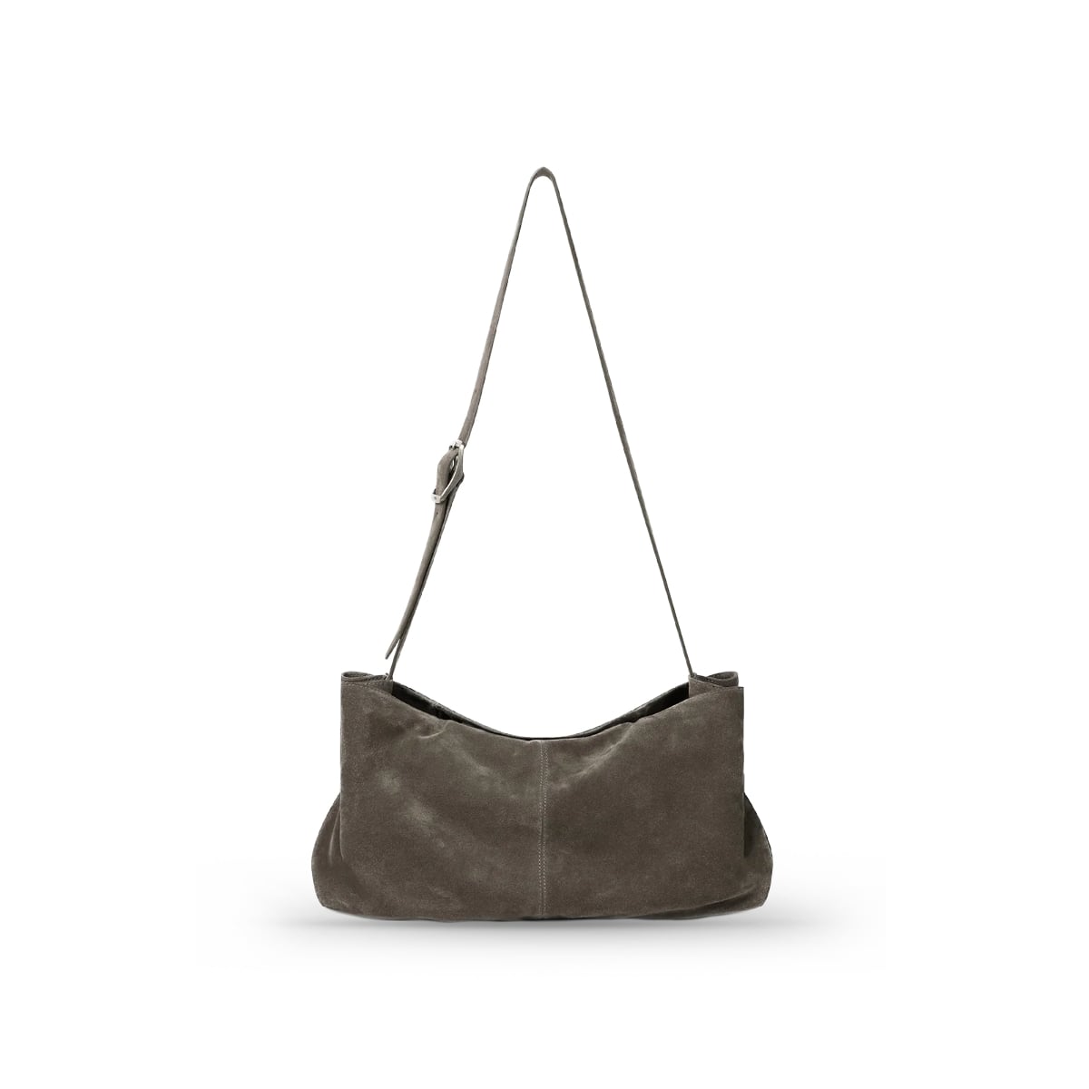 Brise Shoulder Bag Suede Grey