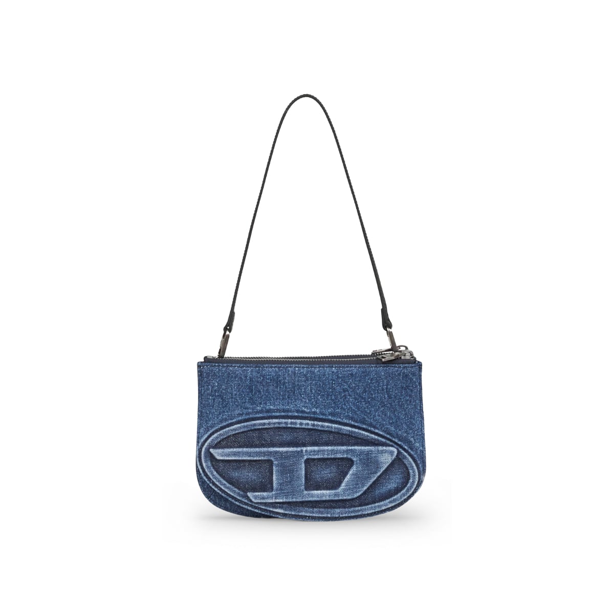 Diesel 1DR Twin Double Pouch Shoulder Bag Solarised Denim Original