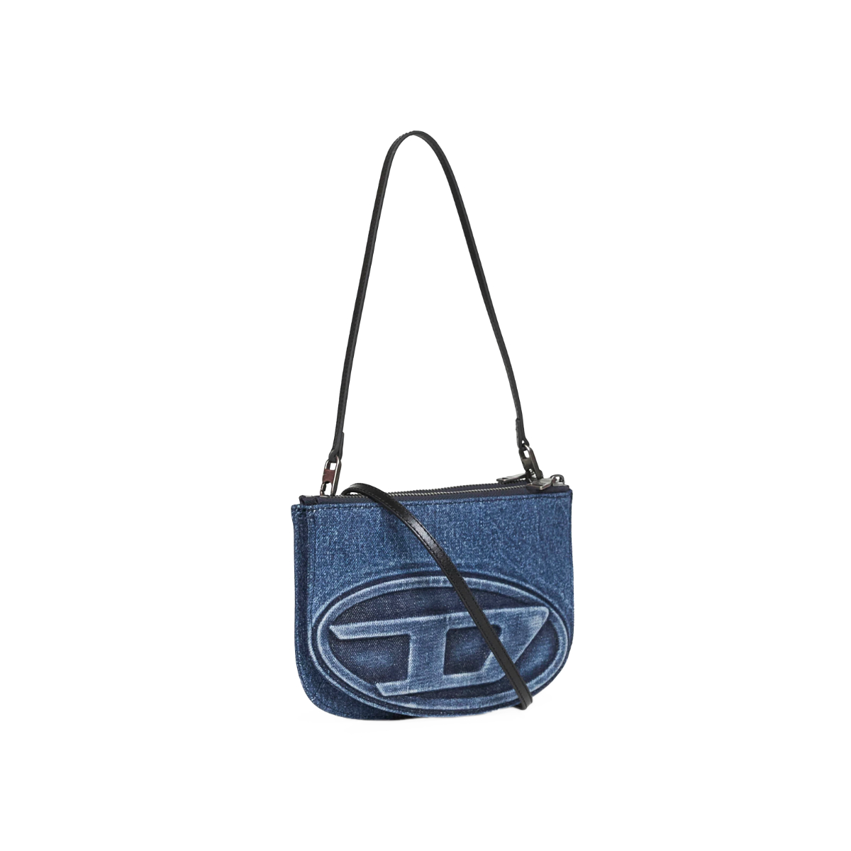 Diesel 1DR Twin Double Pouch Shoulder Bag Solarised Denim Original