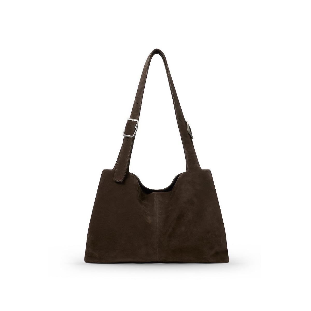 Brise Grand Shoulder Bag Suede Brown