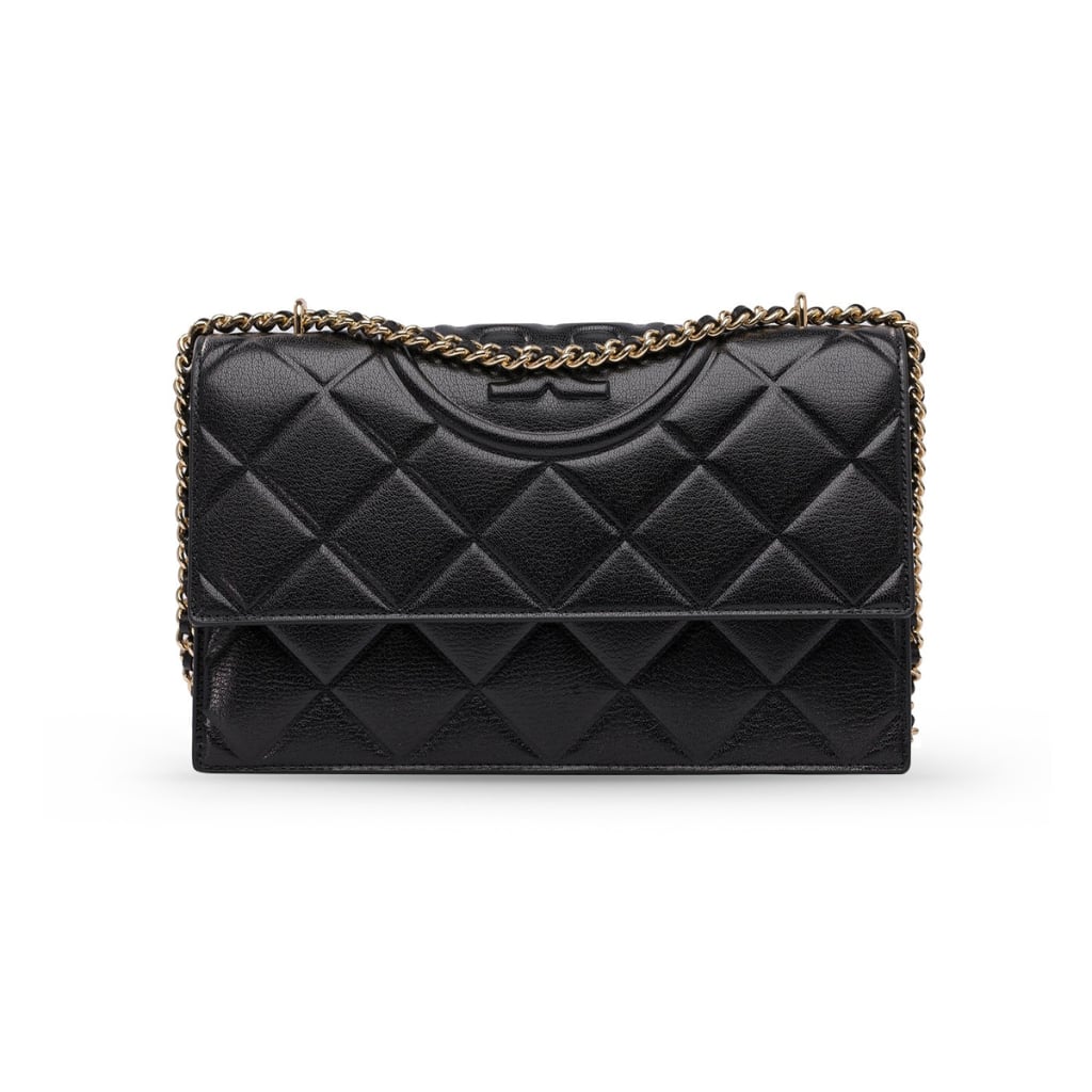 ひ*ち様 新品 TORY BURCH / ハウエルコ―ト WH/BL 23.5 Tory Burch Fleming Convertible Shoulder Bag Black Original Terbaik