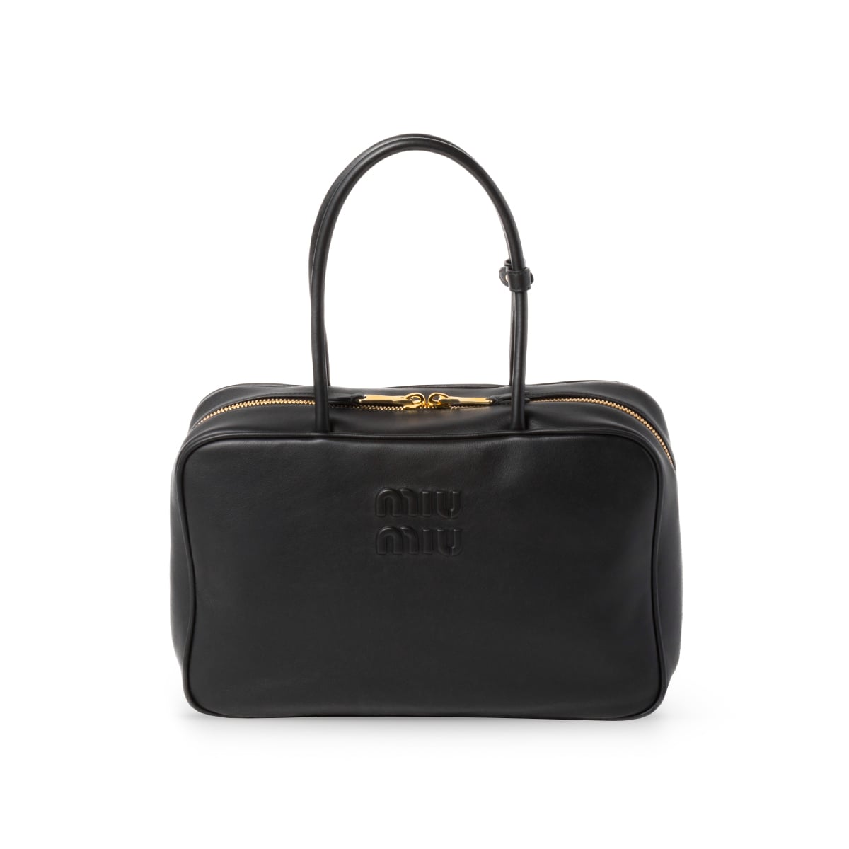 Large Beau Bag Leather Black