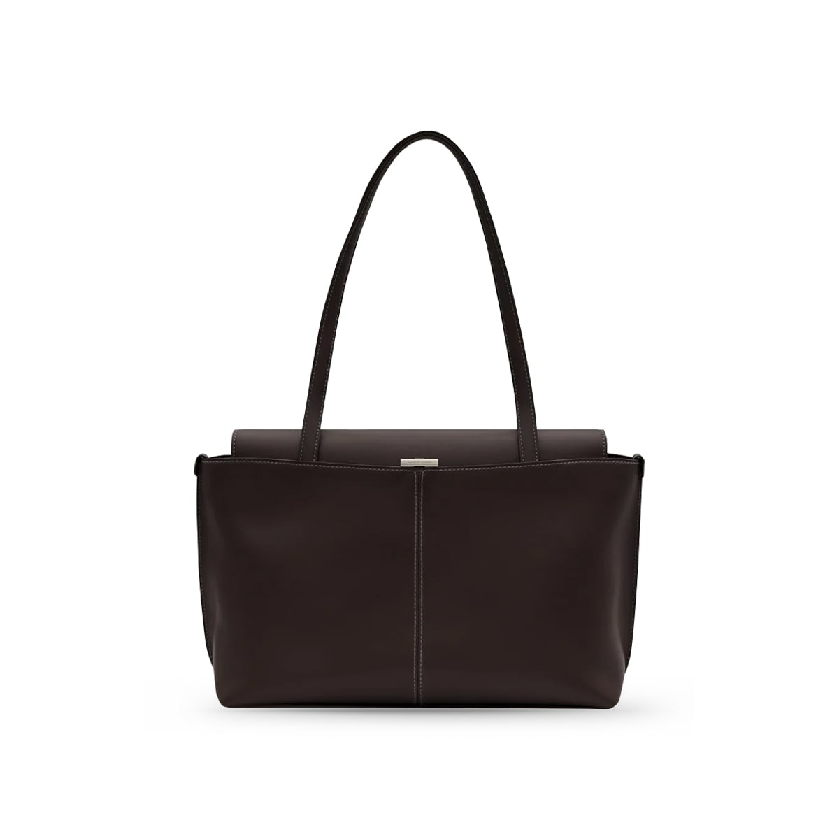 Panier Flap Shoulder Bag Organ Brown-Atelier de Lumen