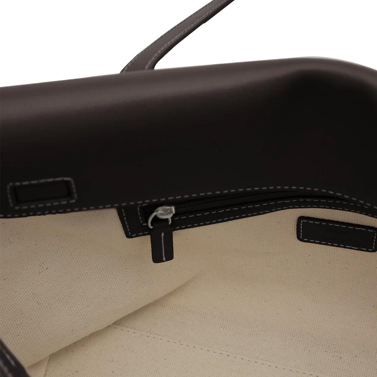 Panier Flap Shoulder Bag Organ Brown