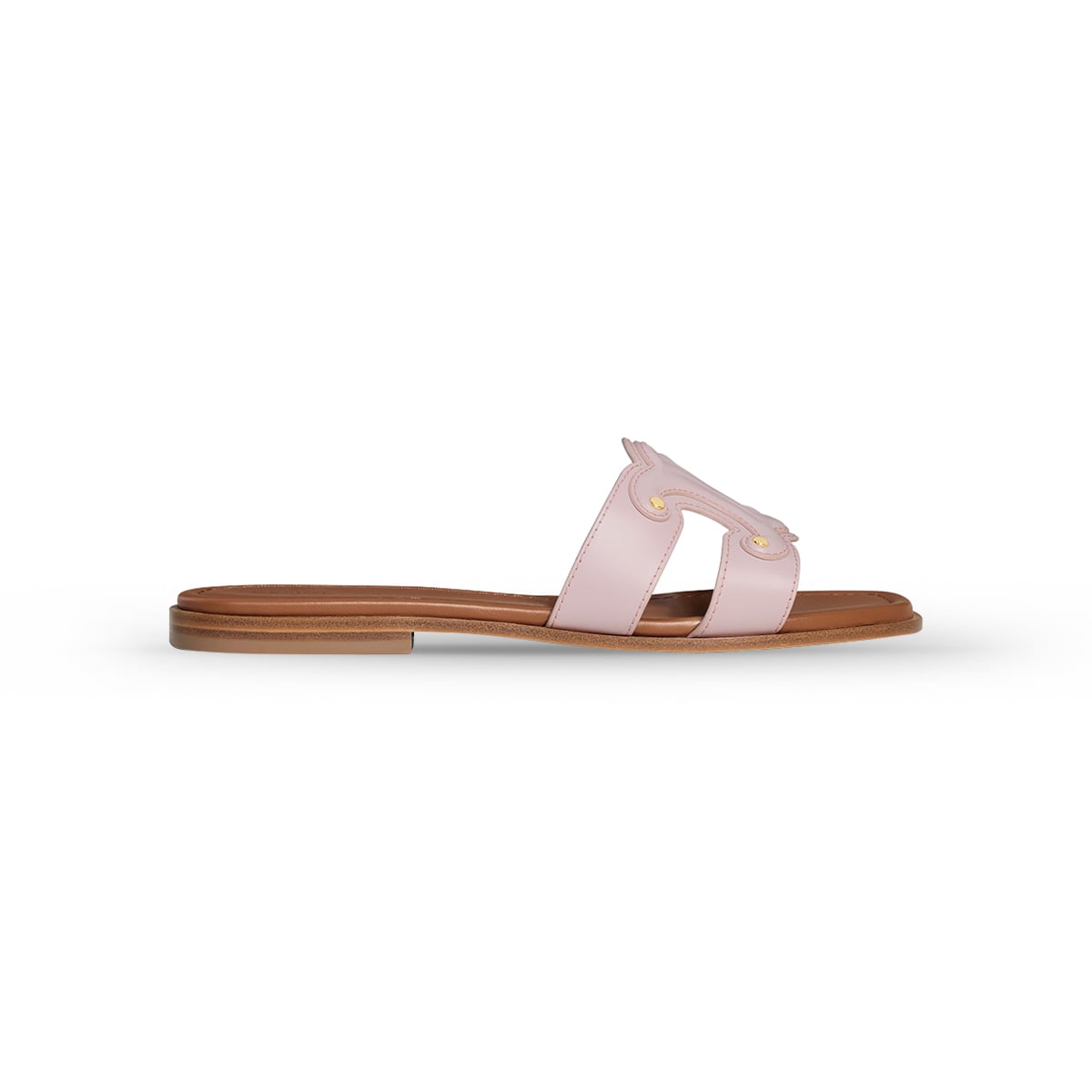 Marina Mule Calfskin Bleached Pink