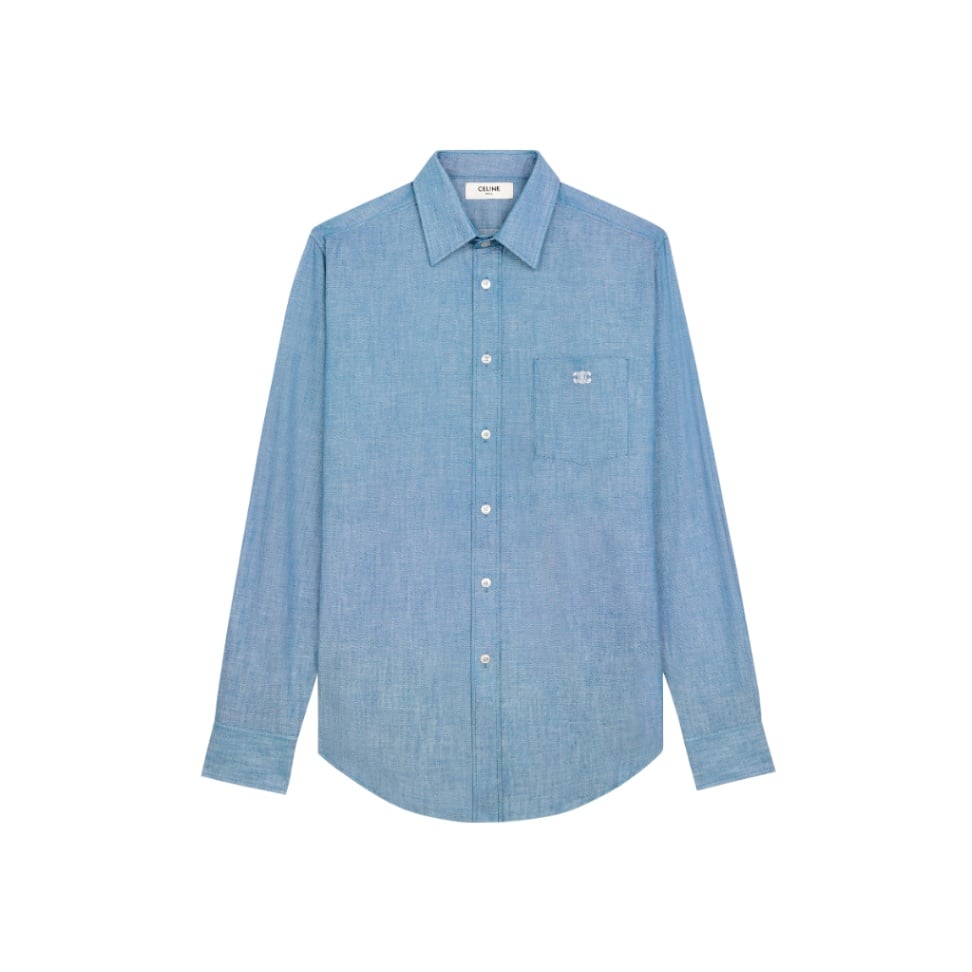 Loose Shirt Chambray Navy / Denim Blue