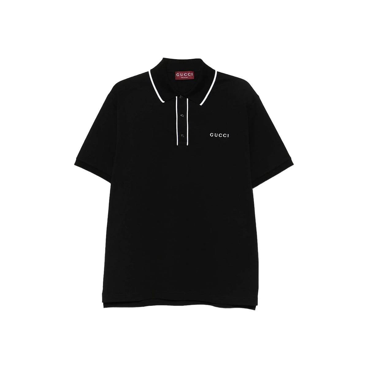 Polo Shirt Logo Embroidery Black