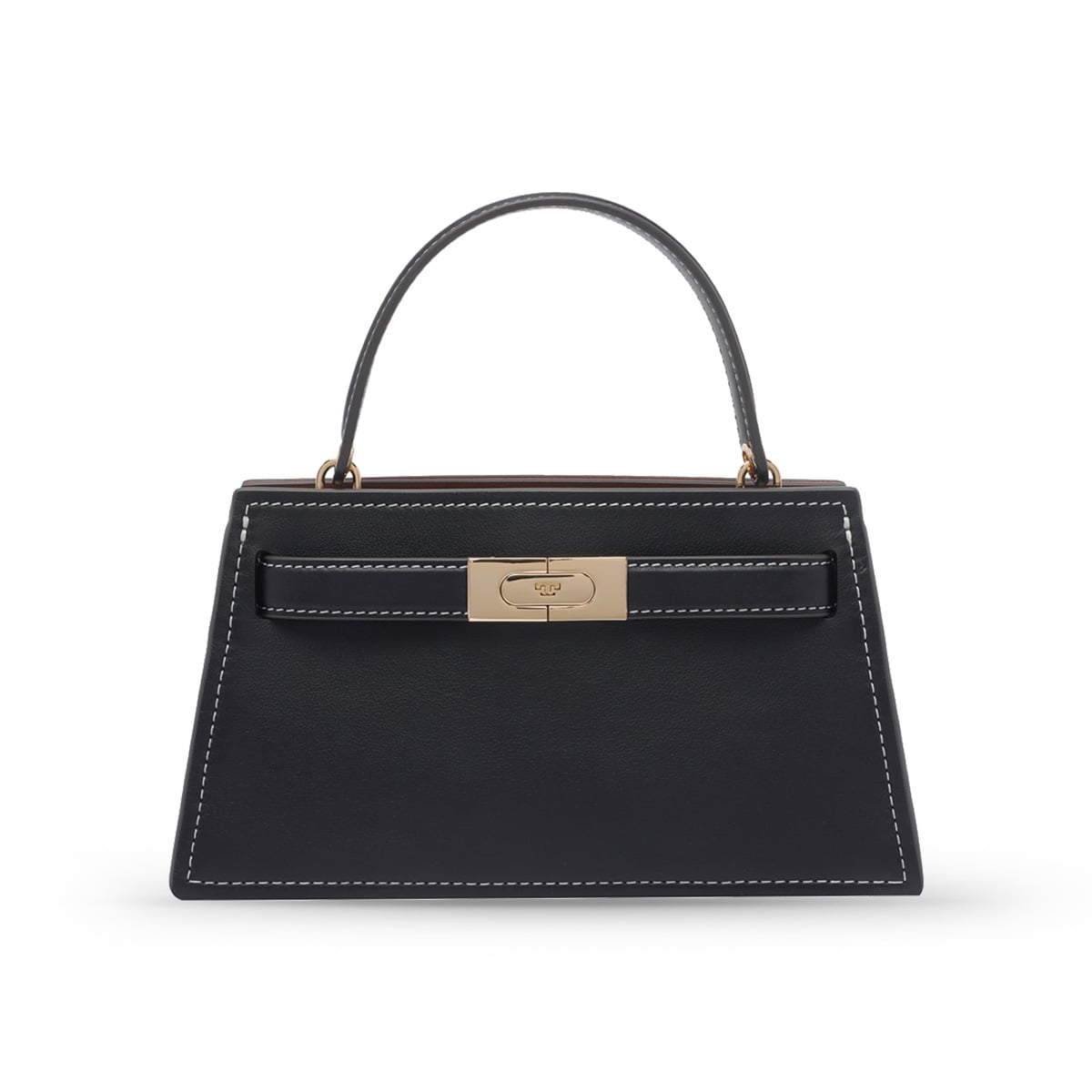 Tory Burch Small Lee Radziwill Double Bag Black GHW Original 2026