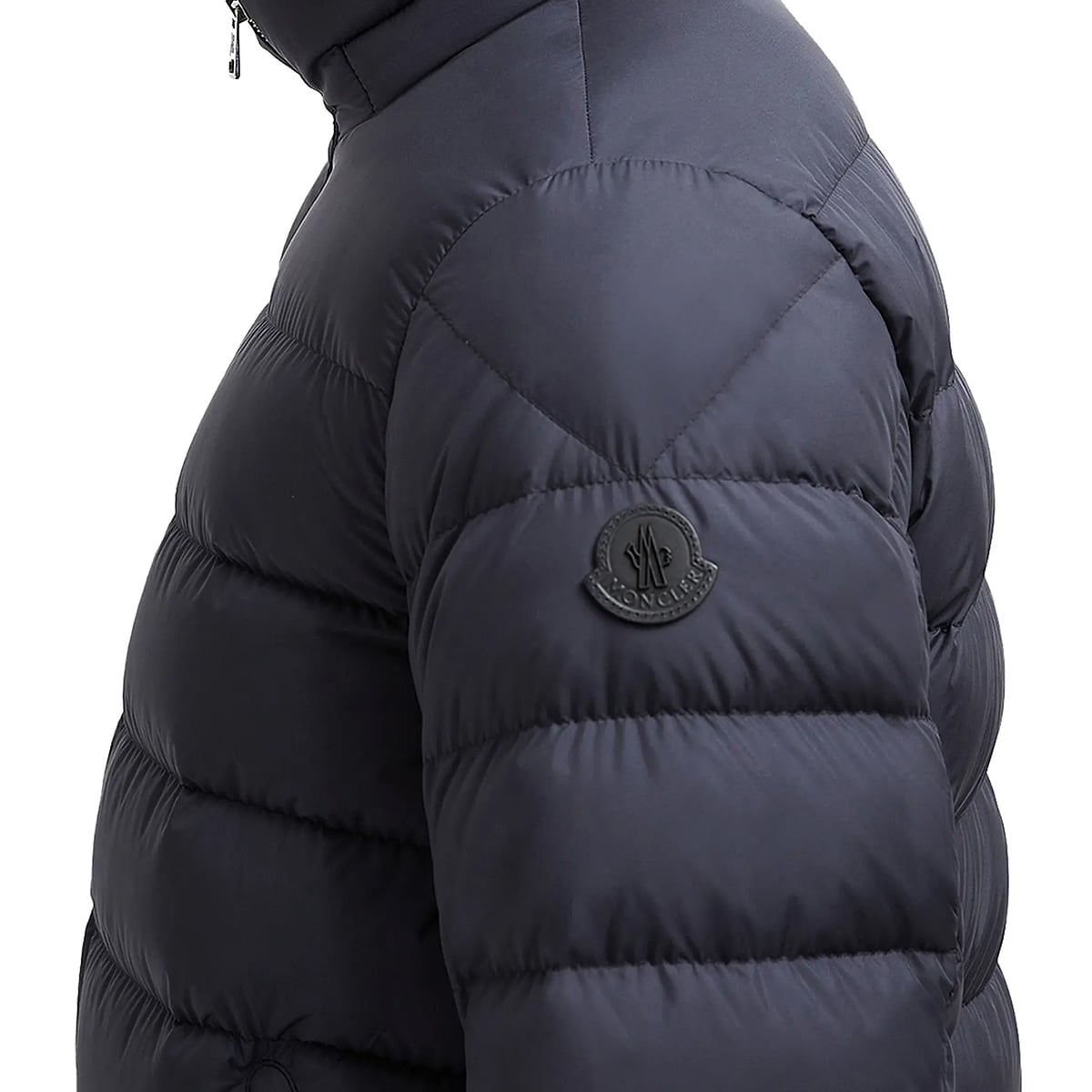 Arneb Hooded Short Down Jacket Navy Blue