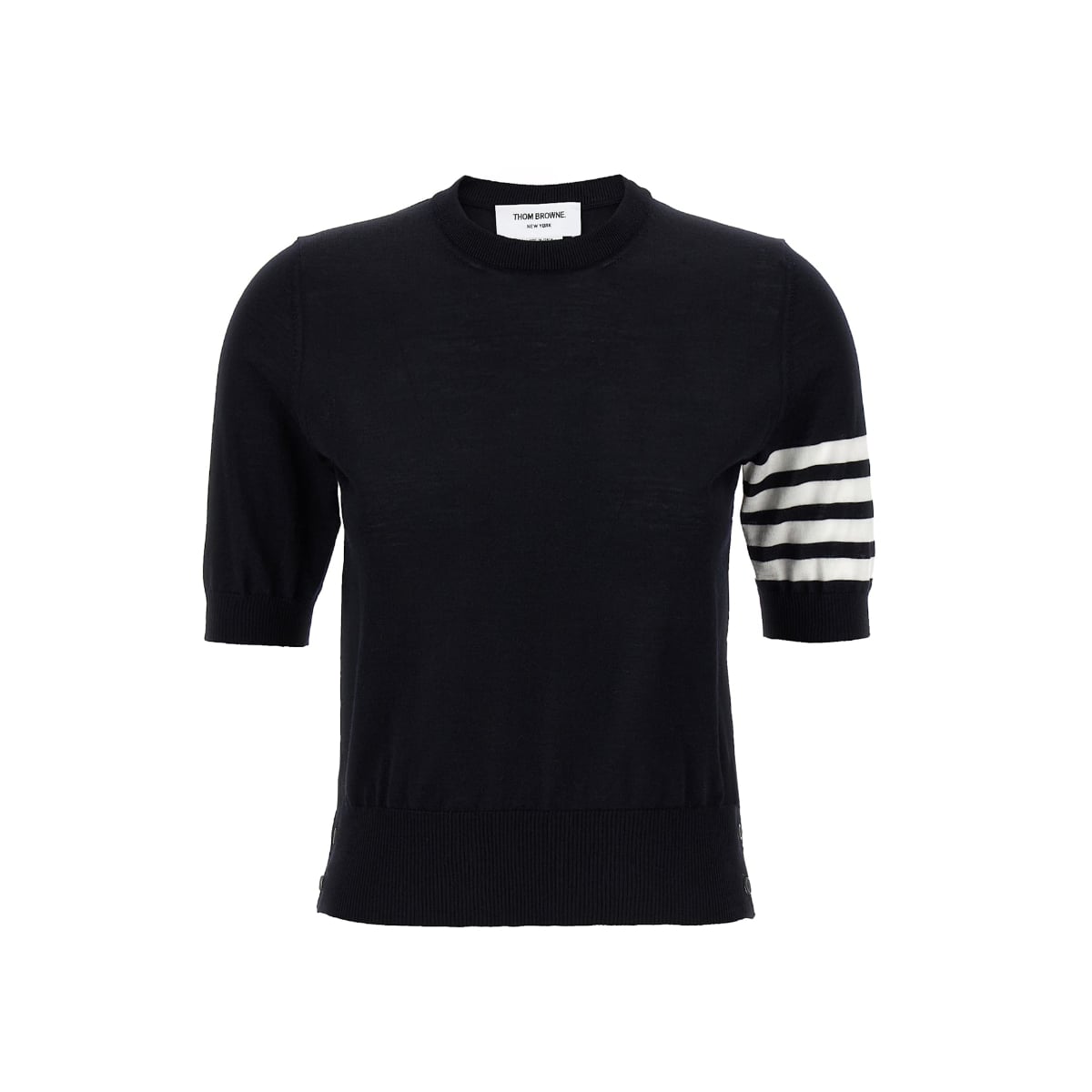 4-Bar Short Sweater Navy