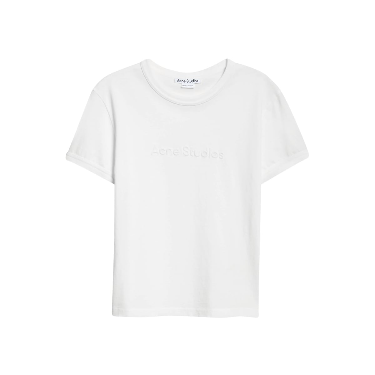 Logo T-shirt Fitted Fit White