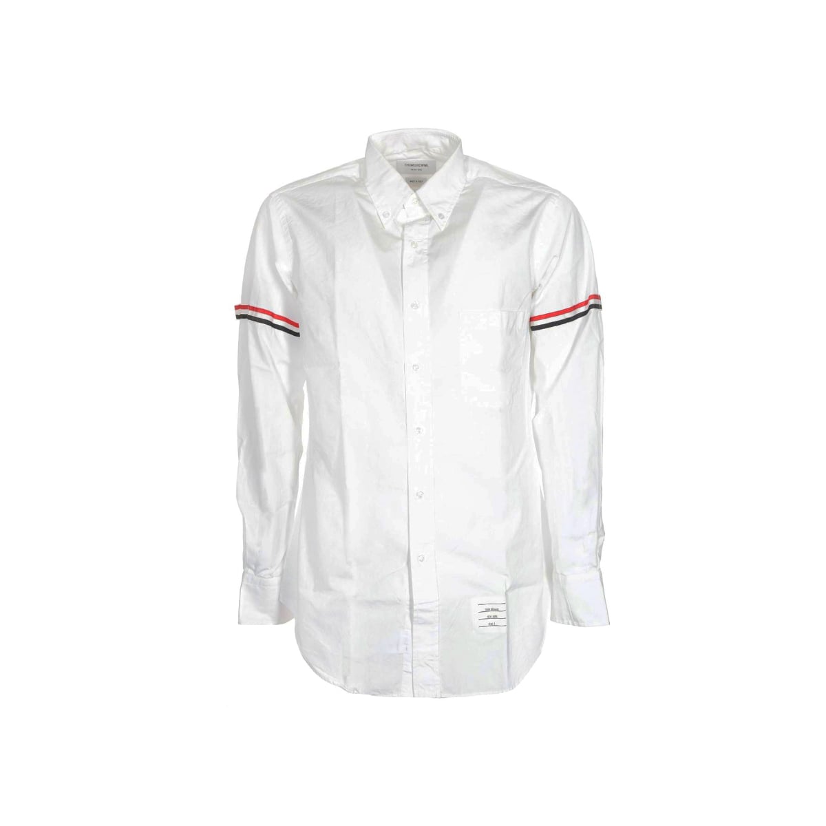 Poplin Armband Classic Shirt White