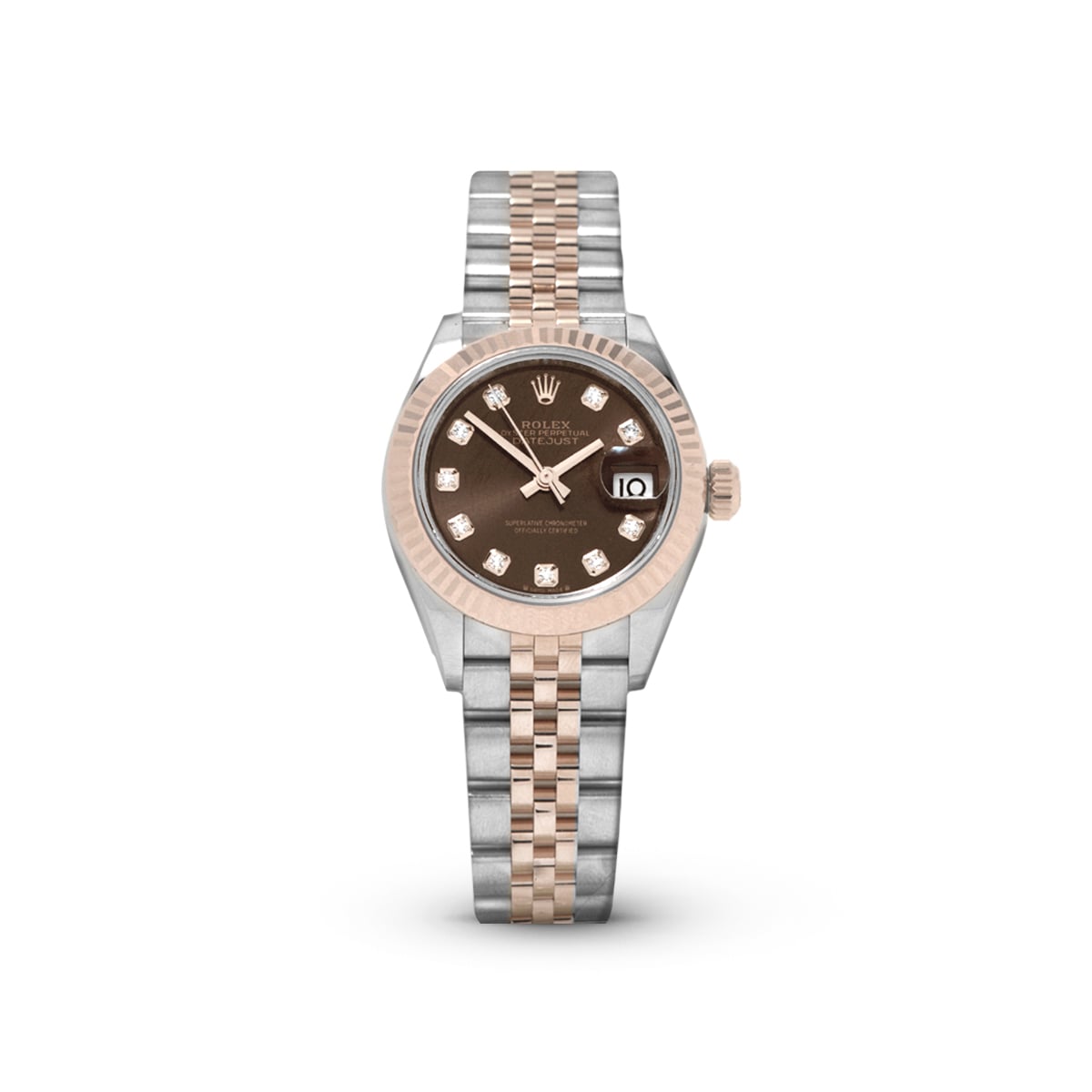 Lady Datejust 28 279171G Choco Jubilee-Rolex