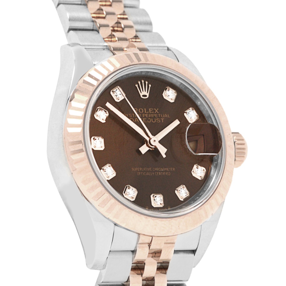 Lady Datejust 28 279171G Choco Jubilee