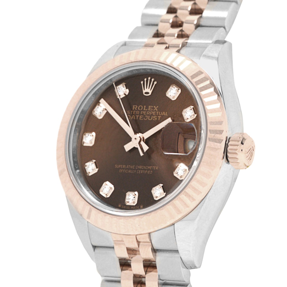 Lady Datejust 28 279171G Choco Jubilee