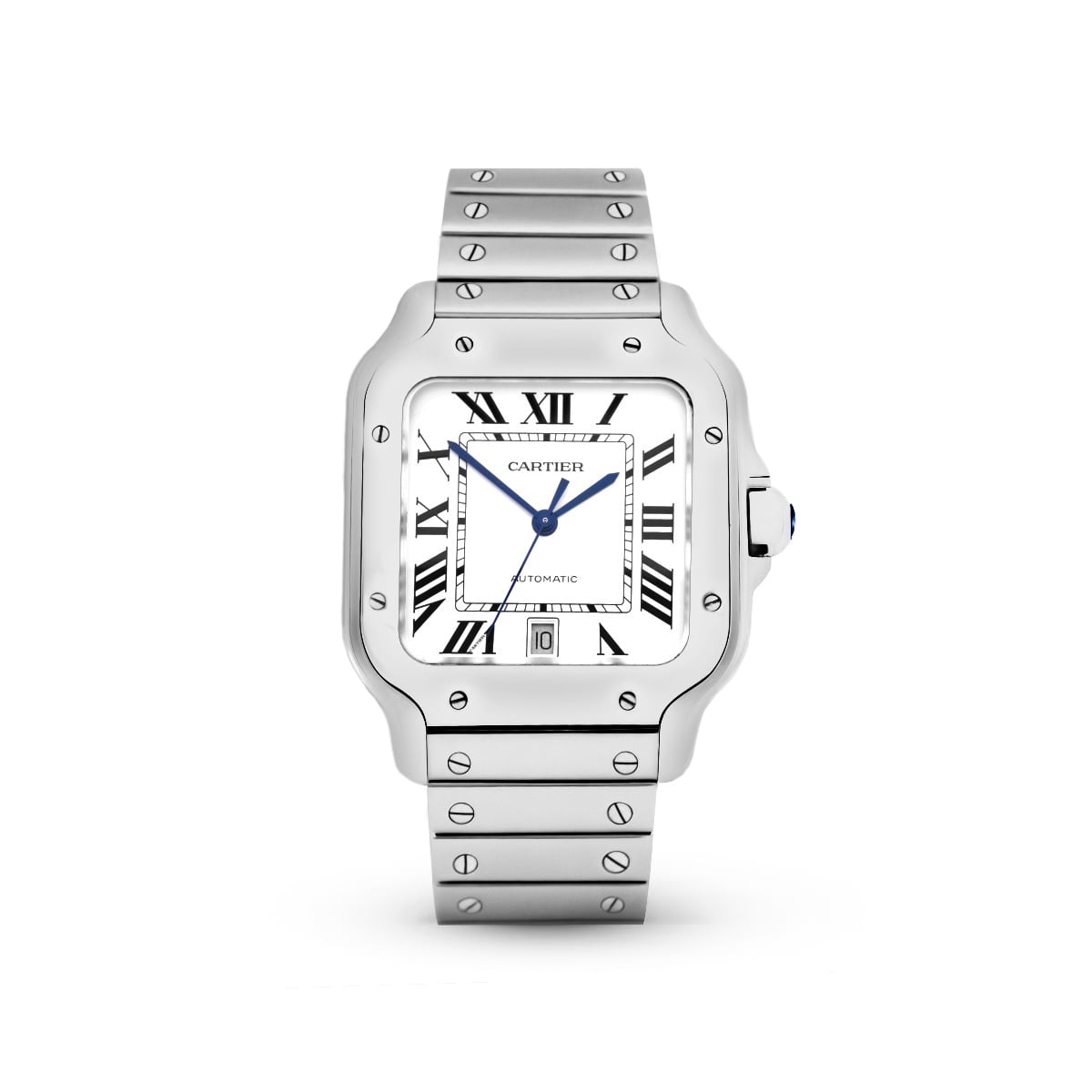 Santos Large WSSA0018 Silver-Cartier