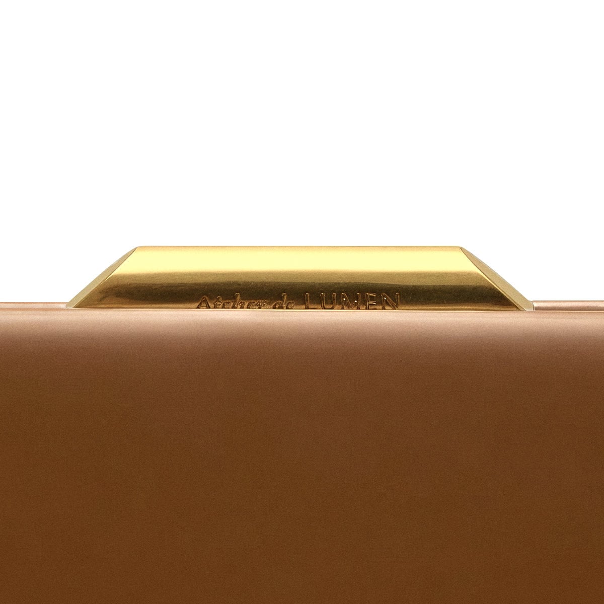 Lune Forme Shoulder Bag Cognac Brown