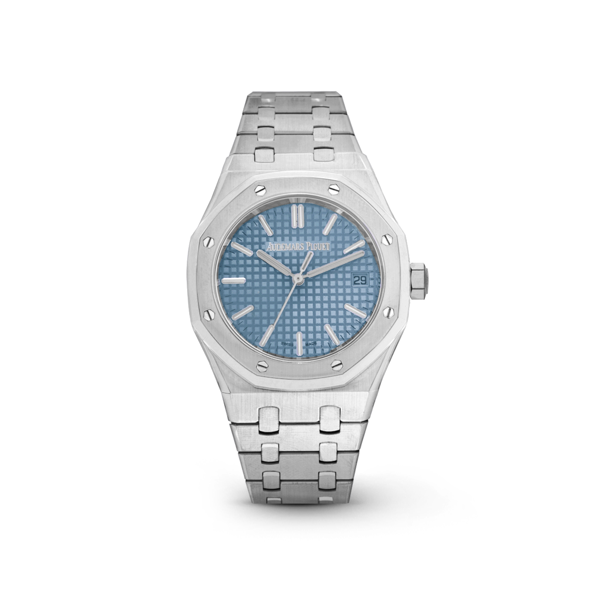 Royal Oak 37 15550ST.OO.1356ST.08 Light Blue-Audemars Piguet
