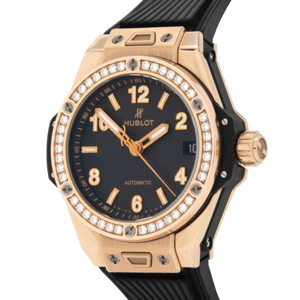 Big Bang One Click King Gold Diamonds 39 465.OX.1180.RX.1204 Black