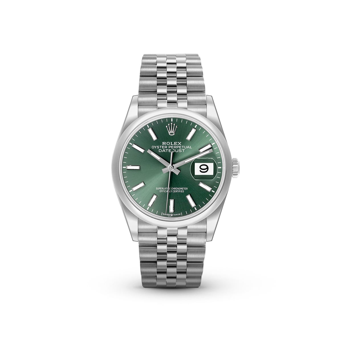 Datejust 36 126200 Green Index Jubilee