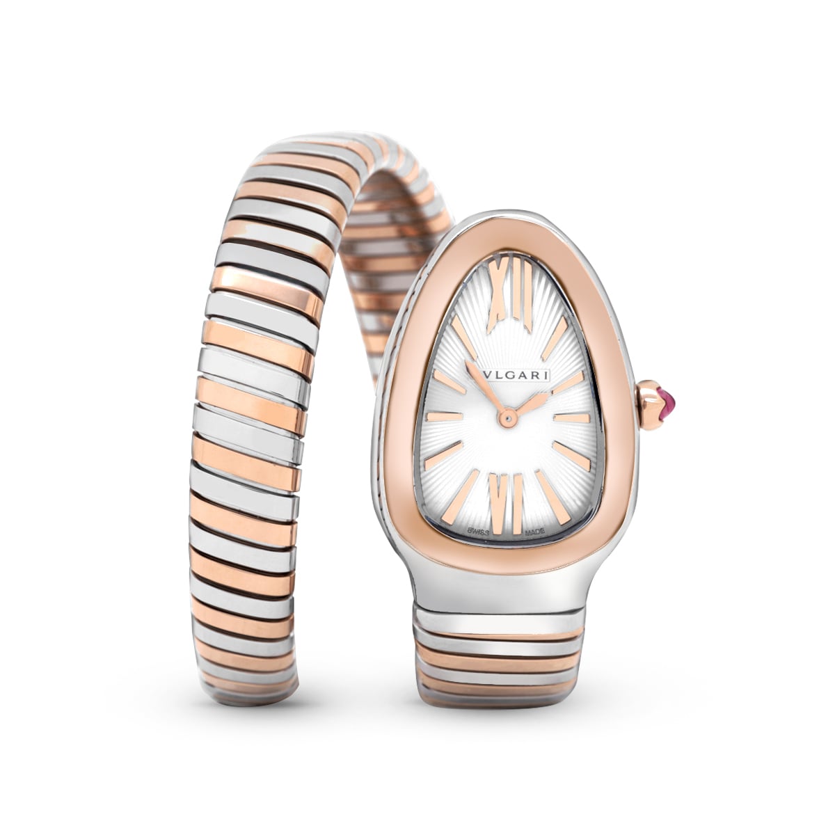 Serpenti Tubogas Watch 103708 White-Bulgari