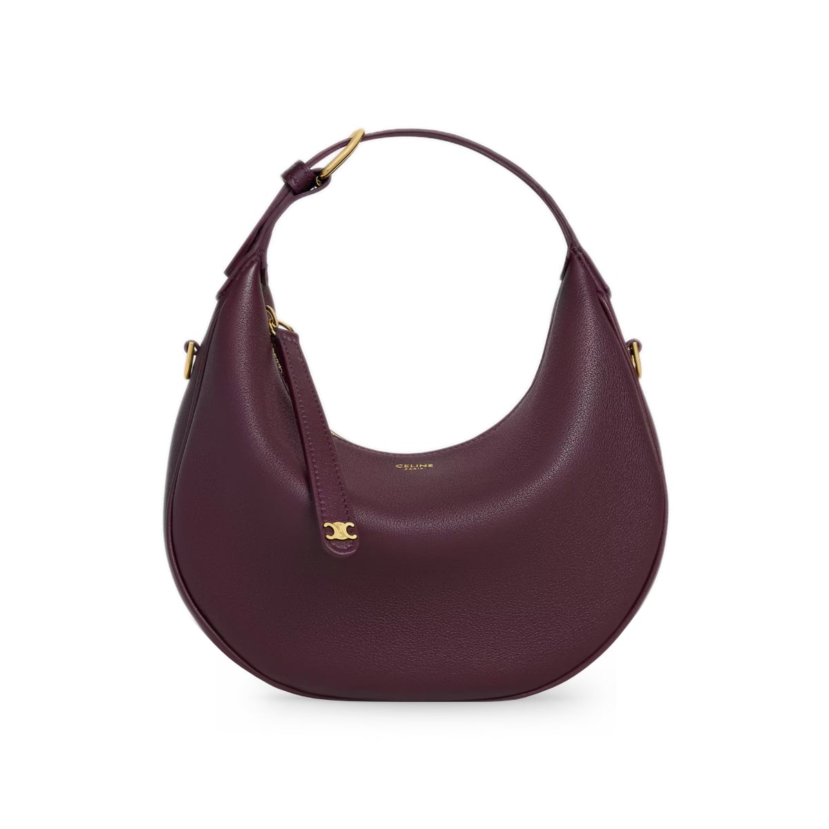 Teen Lulu Grained Calfskin Leather Deep Burgundy GHW